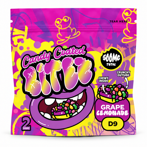 Ocho Candy Coated Delta 9 BITEZ Gummies 500mg 2ct