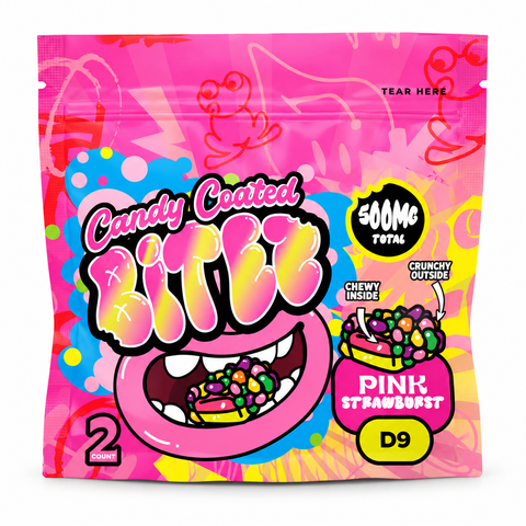 Ocho Candy Coated Delta 9 BITEZ Gummies 500mg 2ct