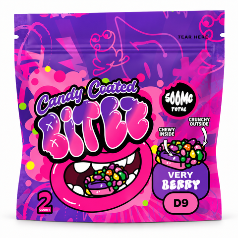 Ocho Candy Coated Delta 9 BITEZ Gummies 500mg 2ct