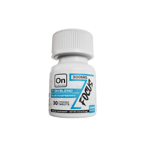 On7 7-OH Focus 600mg Chewable Tablets - 30 Count