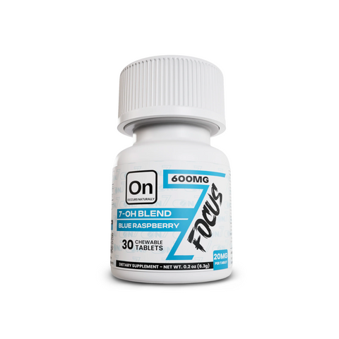 On7 7-OH Focus 600mg Chewable Tablets - 30 Count