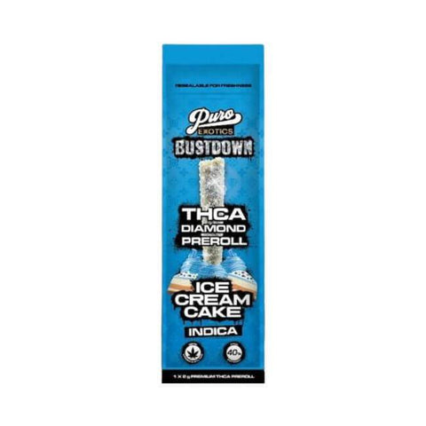 Puro Exotics Bustdown THC-A Diamond Preroll 2gm