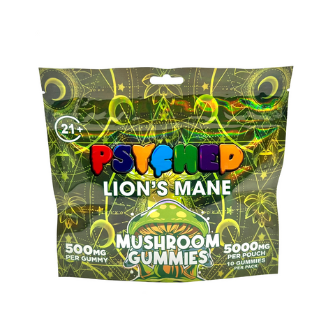 Psyched Mushroom Gummies 5000mg 10/pk