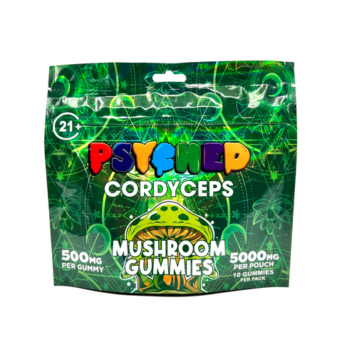 Psyched Mushroom Gummies 5000mg 10/pk