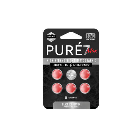 Pure7 Max 7OH Kratom Extract Tablets 5/pack 300mg