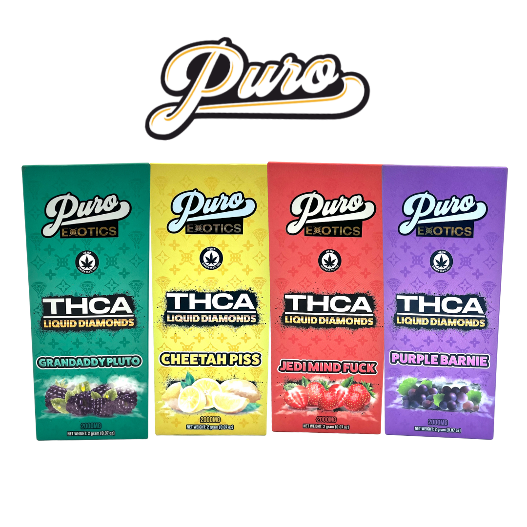 Puro Exotics Thc A Liquid Diamonds 2gm Disposable – Rock N Roll It