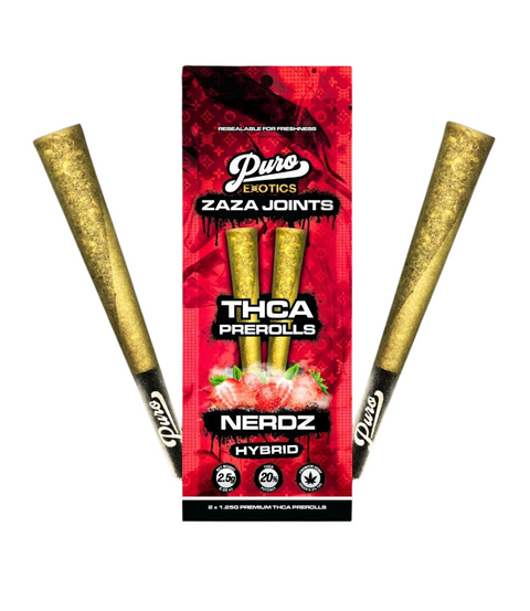 Puro Exotics Zaza Joints THCA Prerolls