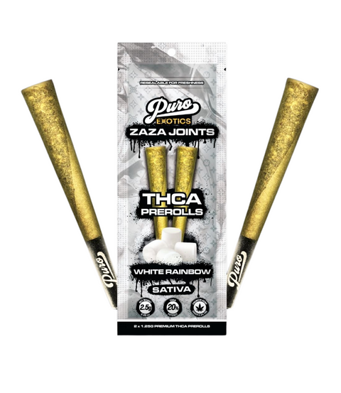 Puro Exotics Zaza Joints Thca Prerolls – Rock N Roll It