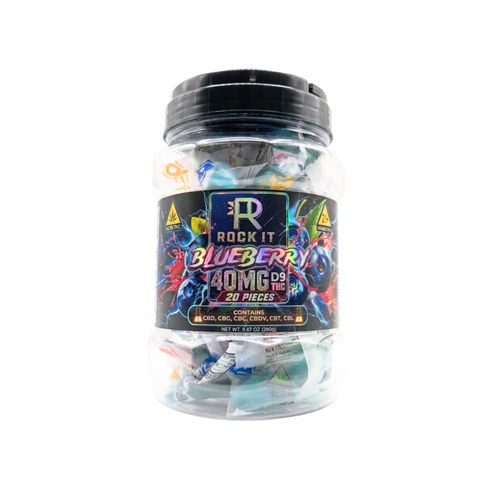 Rock It D9 THC Gummies 40mg
