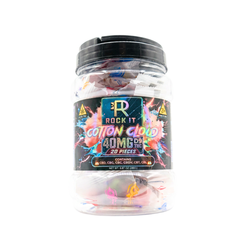 Rock It D9 THC Gummies 40mg