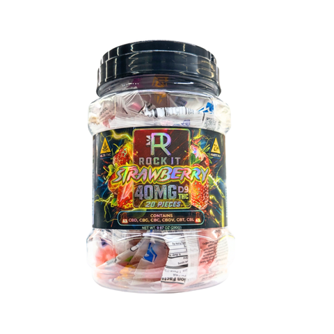 Rock It D9 THC Gummies 40mg