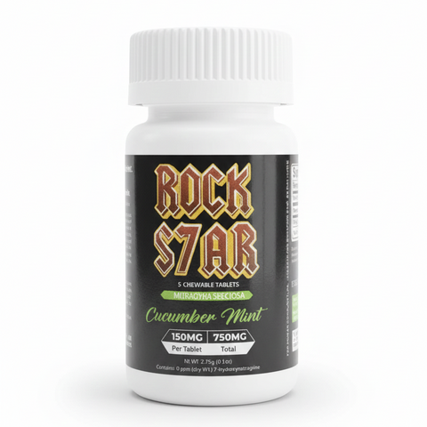 Rock Star Kratom Tablets 5ct 750mg