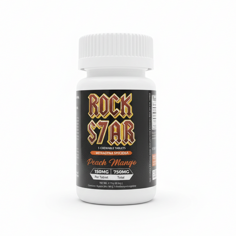 Rock Star Kratom Tablets 5ct 750mg