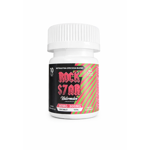 Rock Star Kratom Tablets 800mg 10ct