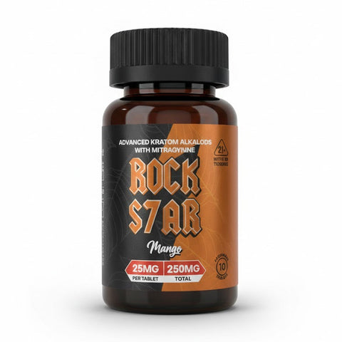 Rock Star Kratom Tablets 250mg 10ct