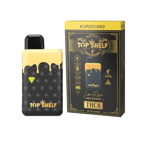 Top Shelf 4g THCA Liquid Diamond Disposable | Live Resin Vape