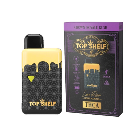 Top Shelf 4g THCA Liquid Diamond Disposable | Live Resin Vape