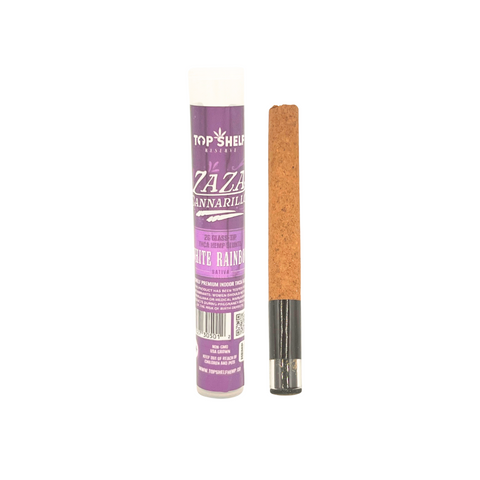 Top Shelf Zaza Cannarillos 2g Glass-Tip THCA Hemp Blunts