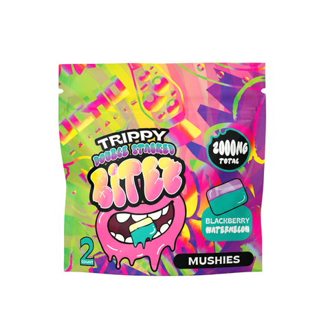 Trippy BITEZ Double Stacked Mushies Gummies 2000mg