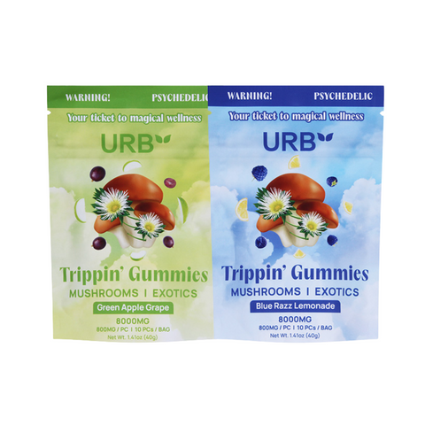 URB Trippin’ Mushroom Gummies 8000mg 10ct