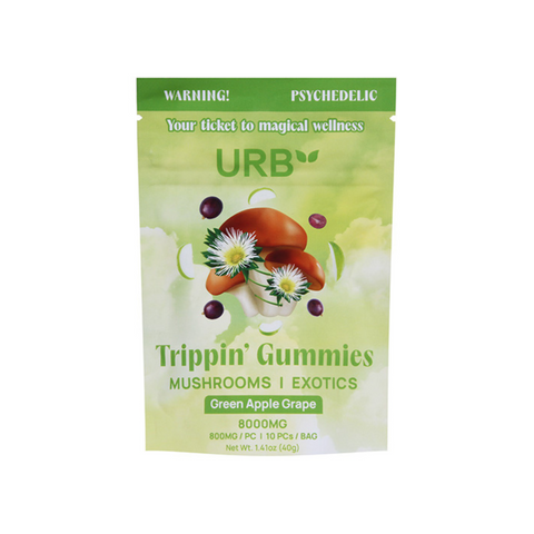 URB Trippin’ Mushroom Gummies 8000mg 10ct