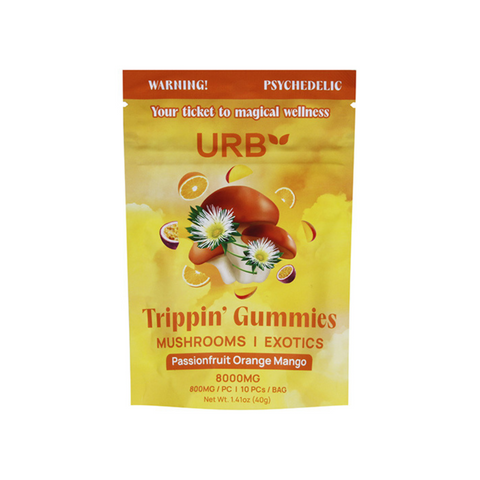 URB Trippin’ Mushroom Gummies 8000mg 10ct