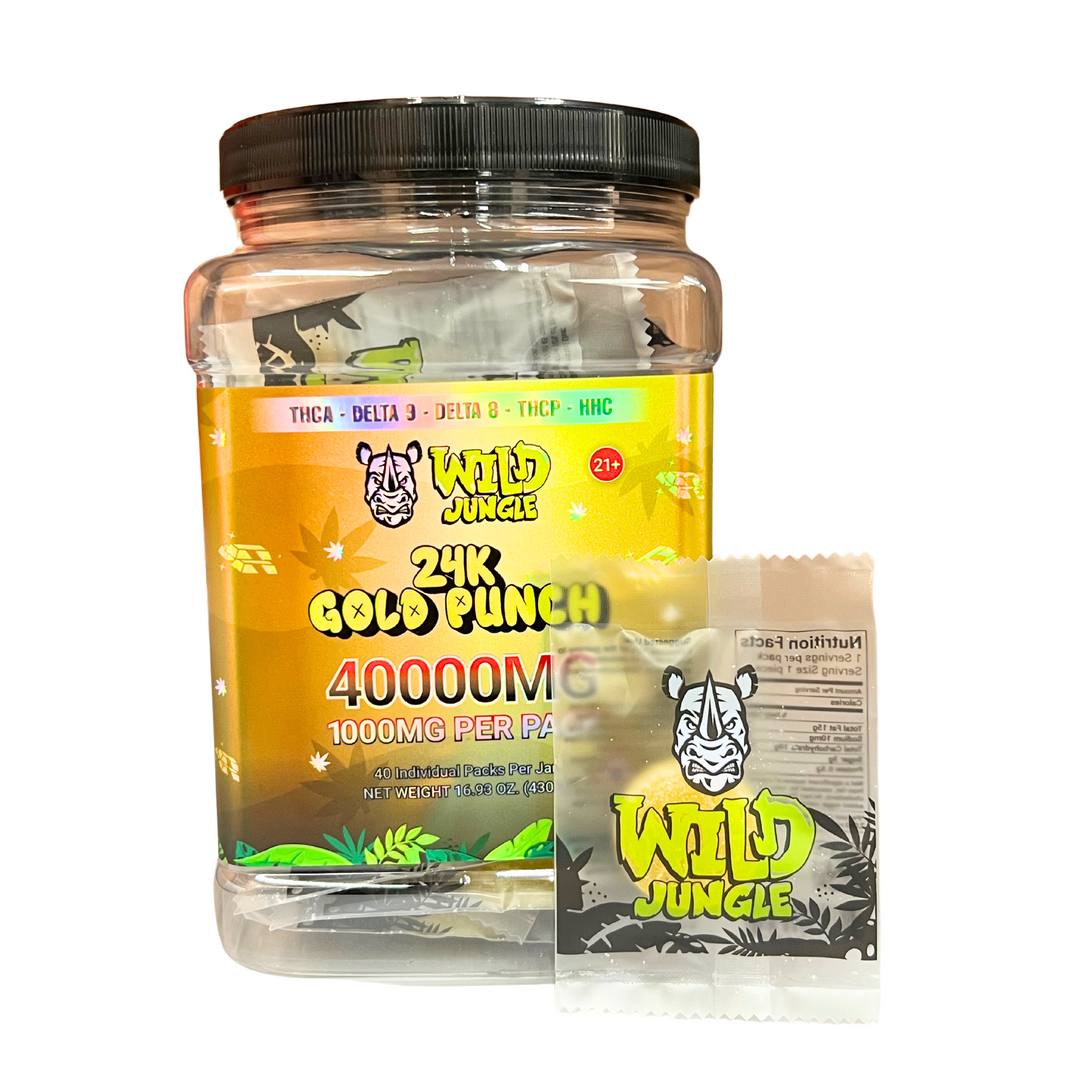 Wild Jungle THCA Gummies 1000 mg Rock N