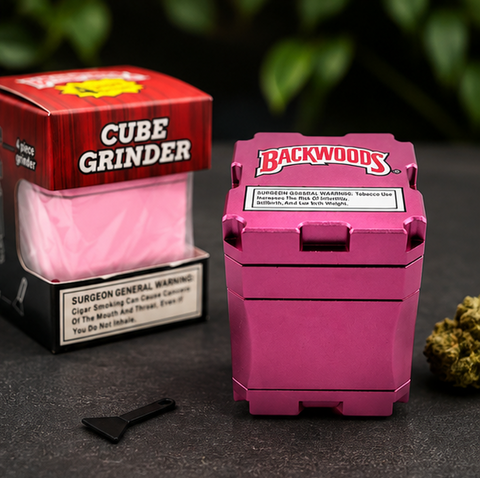 Backwoods Cube Grinder - 4 Layers