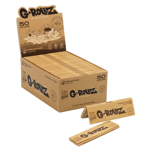 G-ROLLZ | Unbleached Extra Thin - 50 1 1/4 Papers
