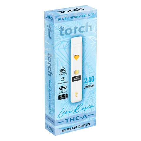 Torch 2.5gm Live Rosin THC-A Disposable Device