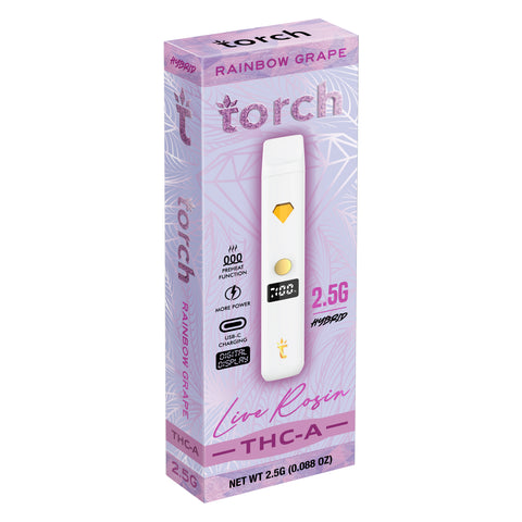 Torch 2.5gm Live Rosin THC-A Disposable Device